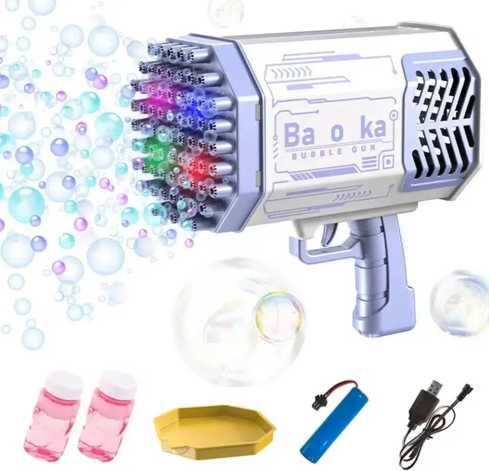 69 Hole Rechargeable Bubble Making Gun - Image 3