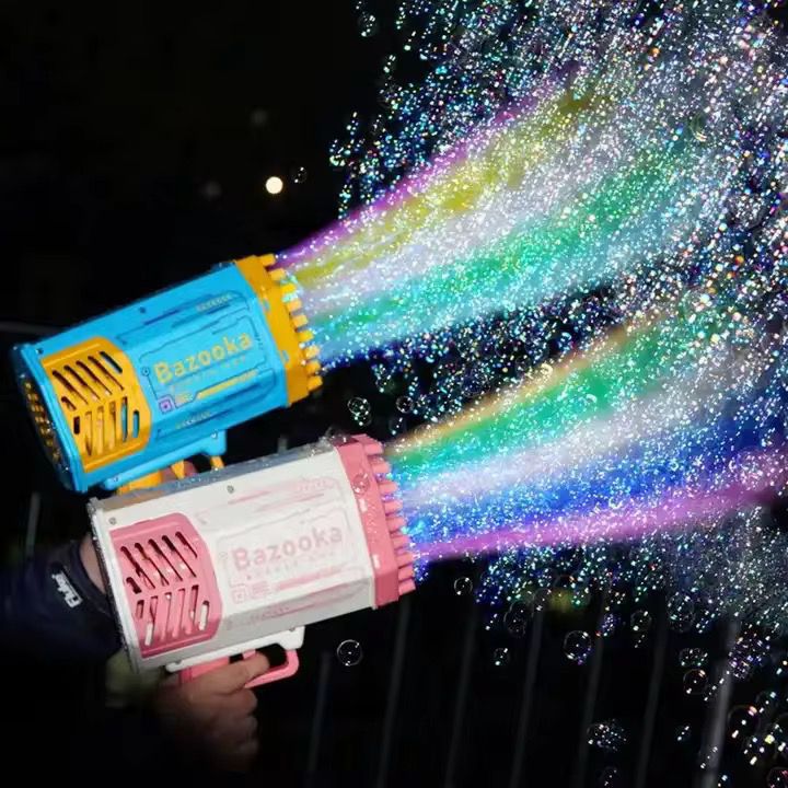69 Hole Rechargeable Bubble Making Gun - Image 4