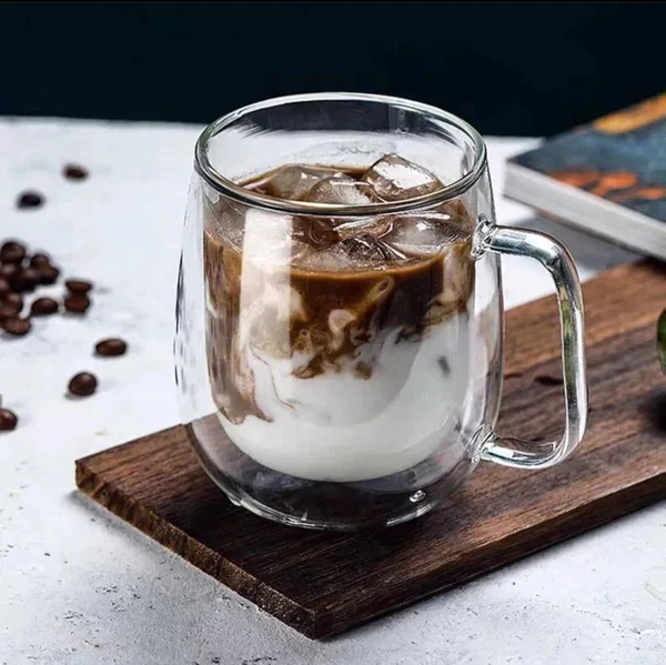 6pcs 350ml Heat Resistant Double Walled Mug - Image 2