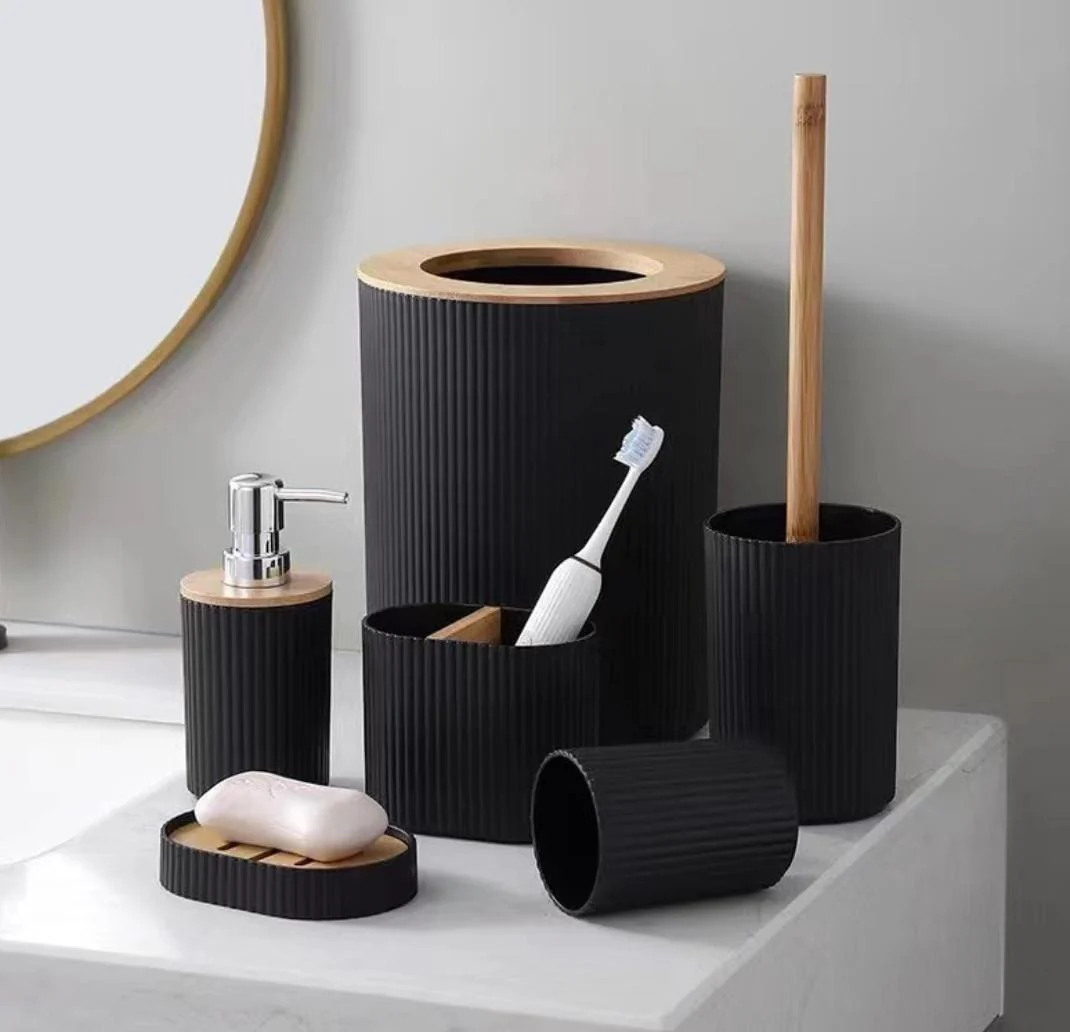6Pcs Bathroom Accessories Set Soap Dish for Bathroom - Image 4