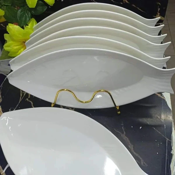6pcs Big size fish shaped plates - Image 2