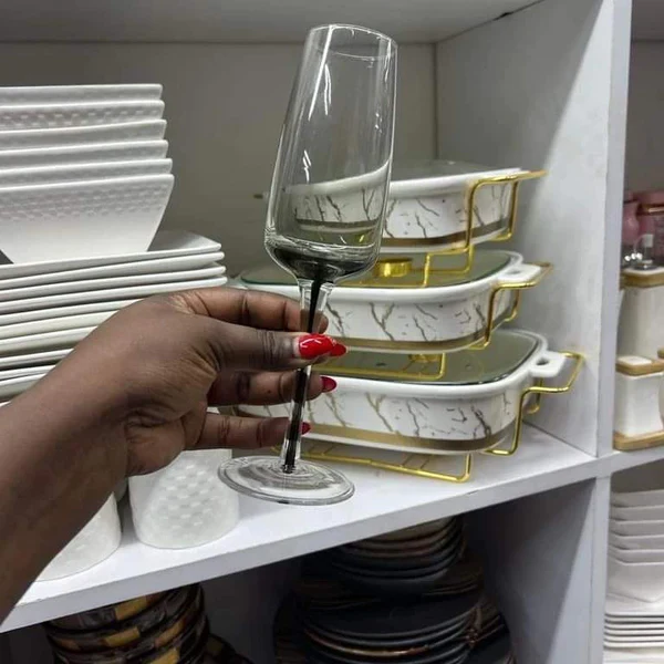 6pcs Champagne glasses - Image 2