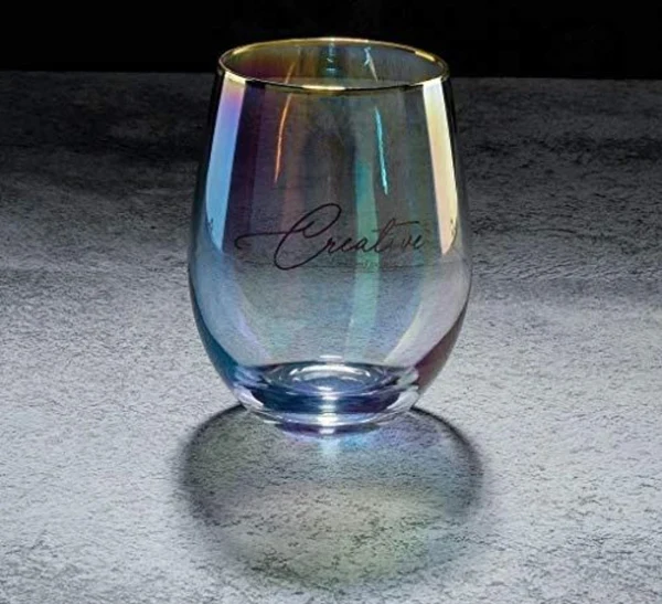 6pcs Creative Stemless Rainbow Glasses - Image 2