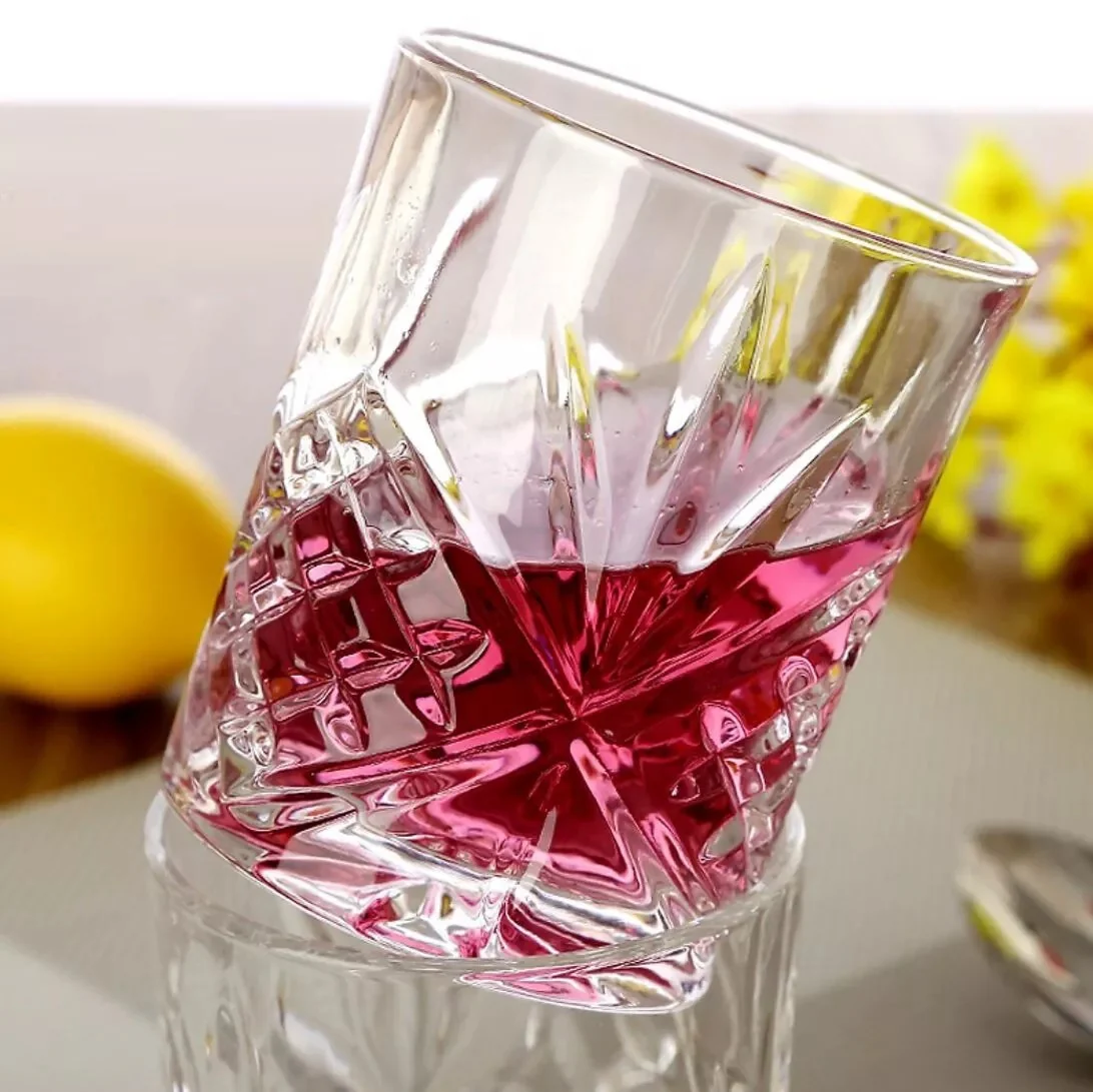 6Pcs French Style Glass Whisky Cup Tea Cup Coffee Mug Mini Bar Wine Cup Vodka 340ml - Image 4