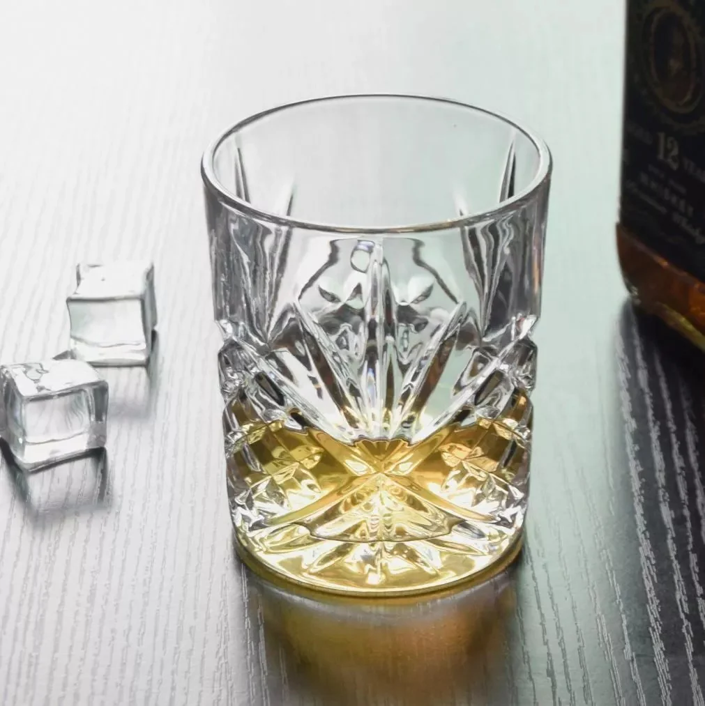 6Pcs French Style Glass Whisky Cup Tea Cup Coffee Mug Mini Bar Wine Cup Vodka 340ml - Image 5