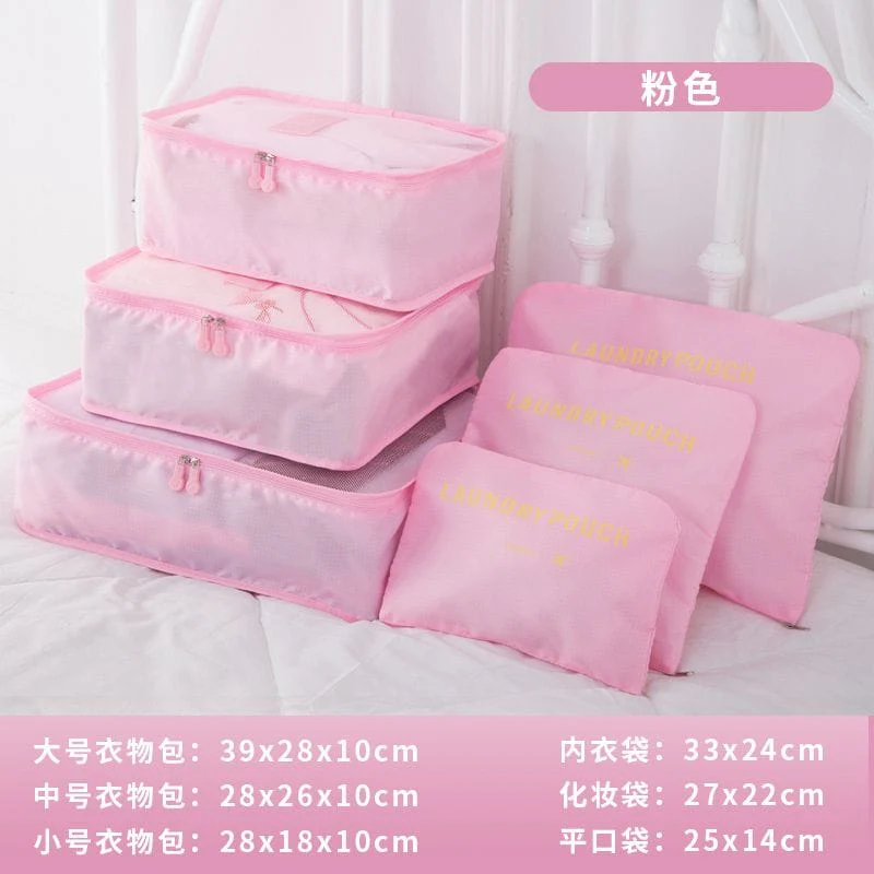 6pcs Luggage Travel Organizers - Image 9