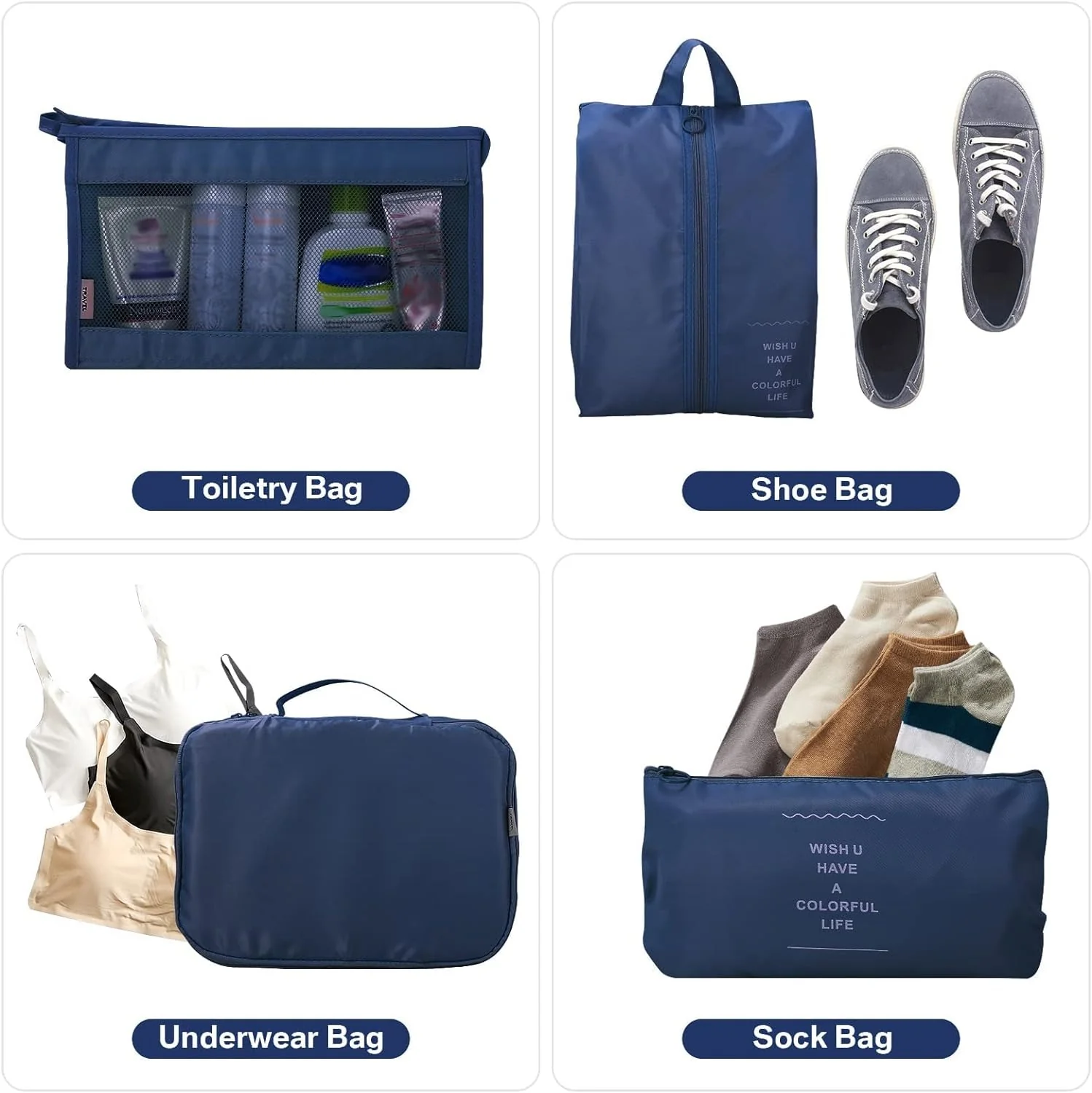 Travel Packing Cubes Set / Luggage Organizers/ Suitcase organizer - Image 3