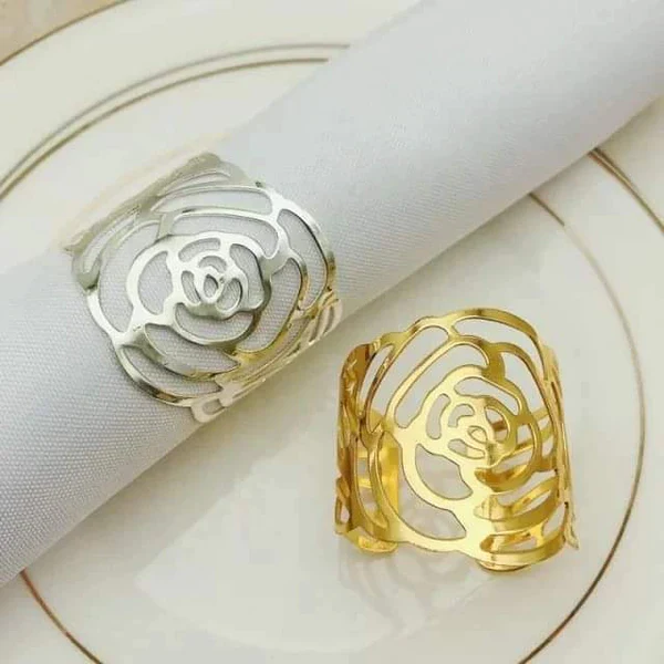 6pcs luxurious gold rings - Image 3