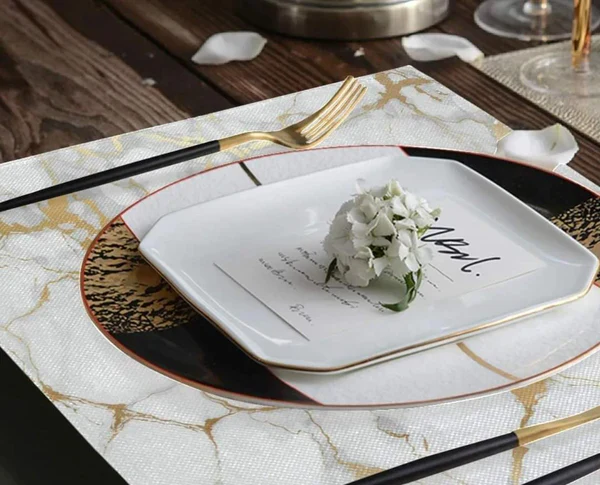 6pcs marble profile table mats - Image 4