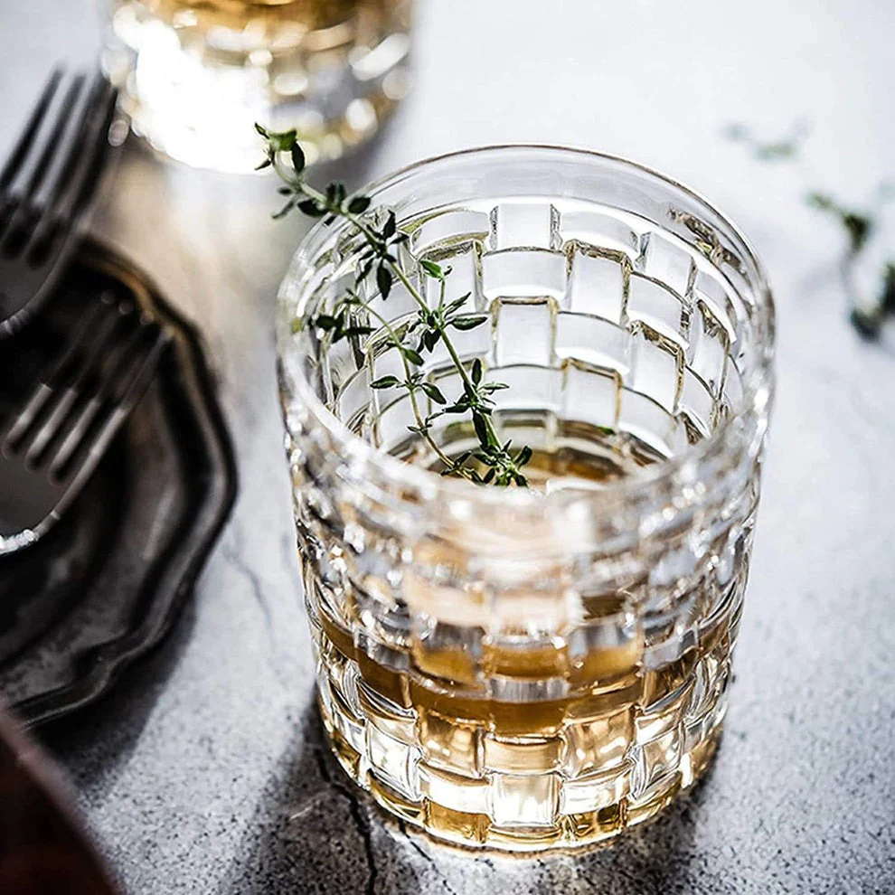 6pcs Medium Whiskey Glass 250ml Hard Glass Glasses Brandy Vodka Liquor Whiskey Drinking Glasses - Image 4