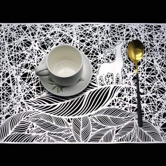 6pcs Non Woven PVC Table Mats - Image 9