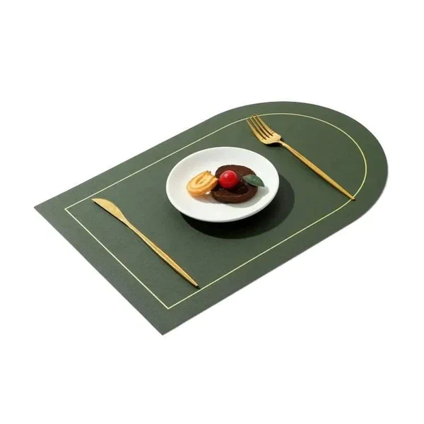 6pcs Nordic Leather Anti-Slip Table Mats - Image 4