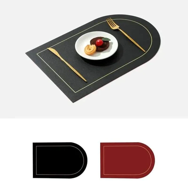 6pcs Nordic Leather Anti-Slip Table Mats - Image 5