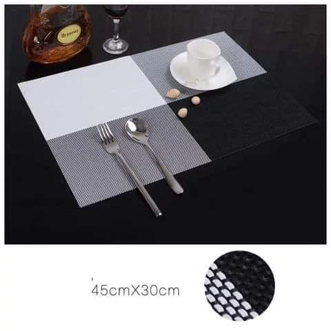 6pcs Rectangular PVC Table placemats - Image 4