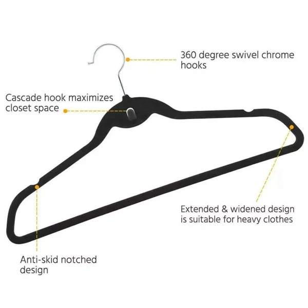10pcs velvet hangers - Image 8