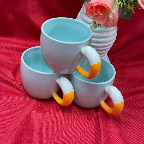 6Pot mugs with disappearing strawberry swirls - Image 3