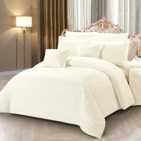 7*8 Stripped cotton duvet cover set/set - Image 2