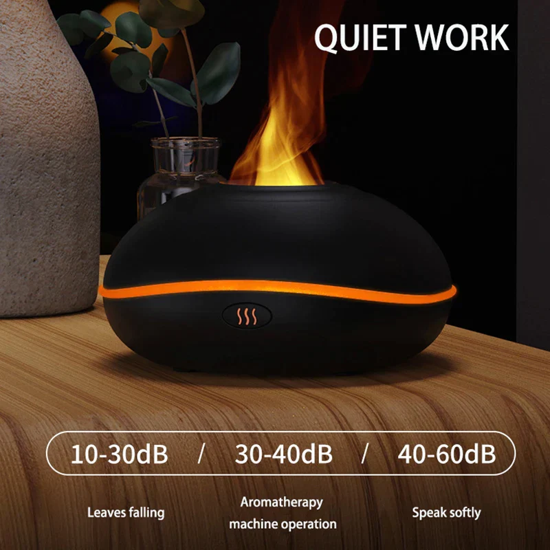 7 Color Flame Aroma Diffuser 200ml Fire Flame Humidifier - Image 3