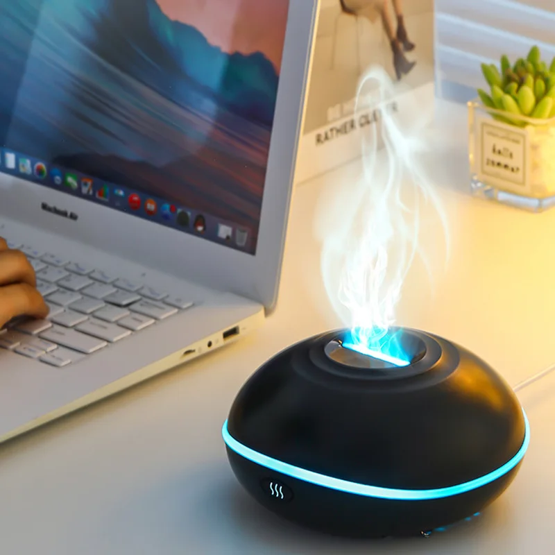 7 Color Flame Aroma Diffuser 200ml Fire Flame Humidifier - Image 4