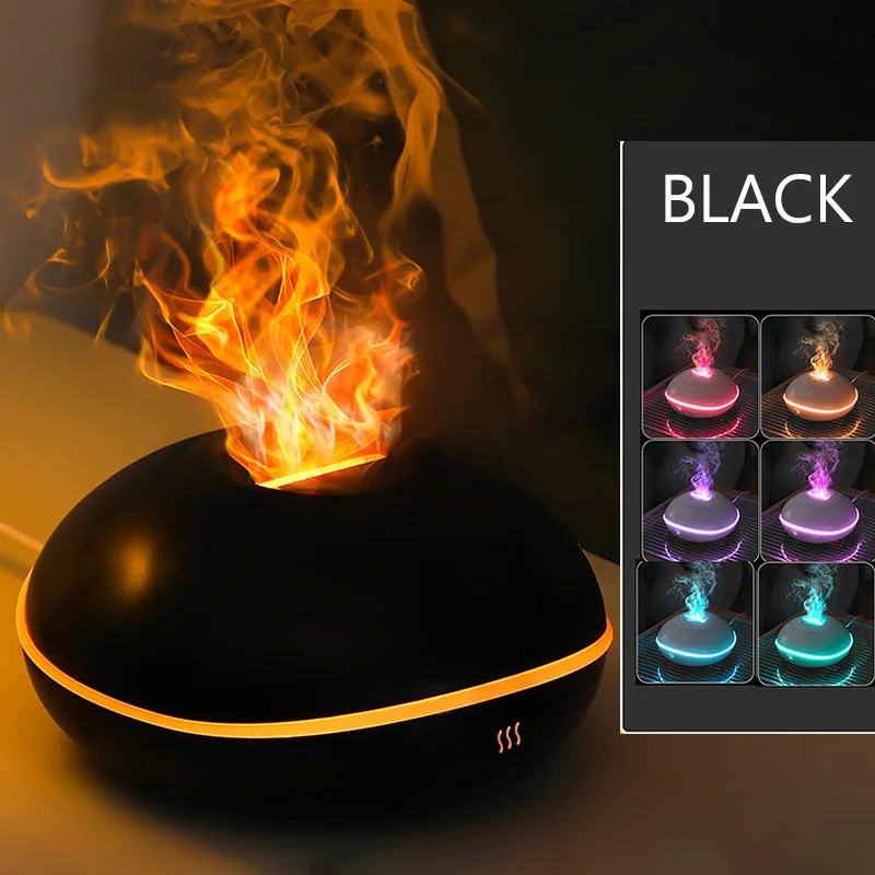 7 Color Flame Aroma Diffuser 200ml Fire Flame Humidifier - Image 8