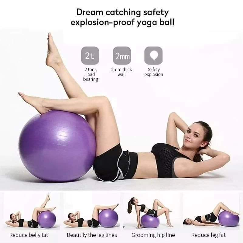 75cm Yoga Exercise Ball/Pregnancy Ball/Therapy Ball - Image 5