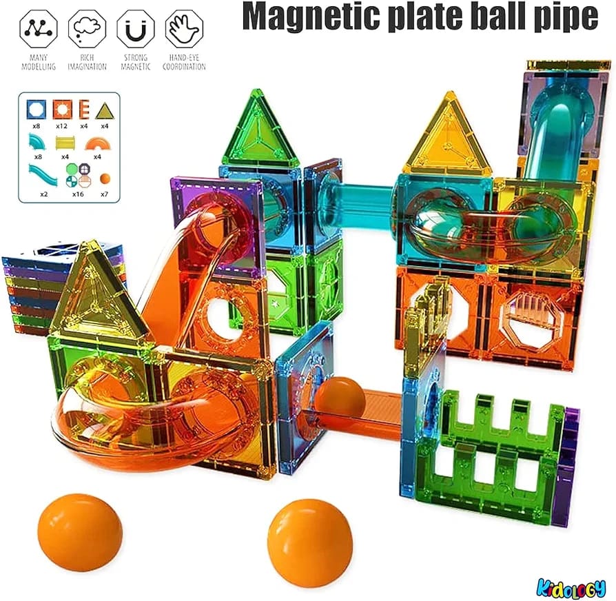 69pcs Creative magnetic blocks Tiles - Image 2