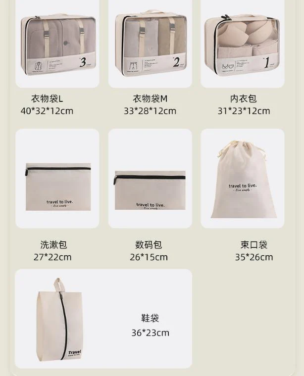 7in 1 travel bag organiser - Image 3