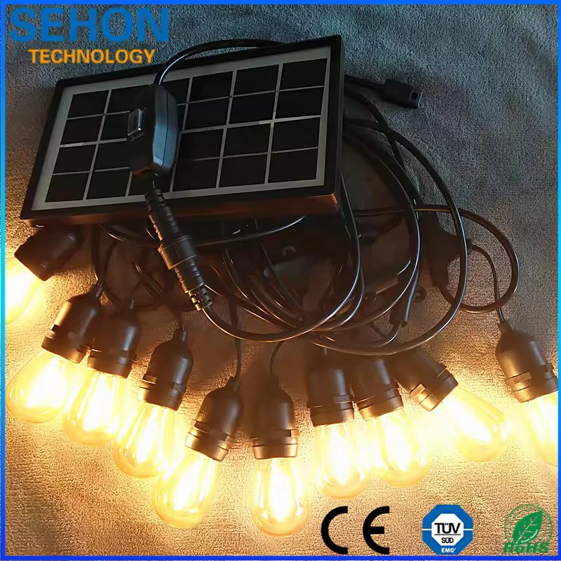 7M 10-Bulb Solar Powered String Lights – Waterproof LED Outdoor Patio, Garden & Balcony Lights – Energy-Efficient Decorative Lighting for Home, Wedding, Events | Buy in Kenya - Image 4