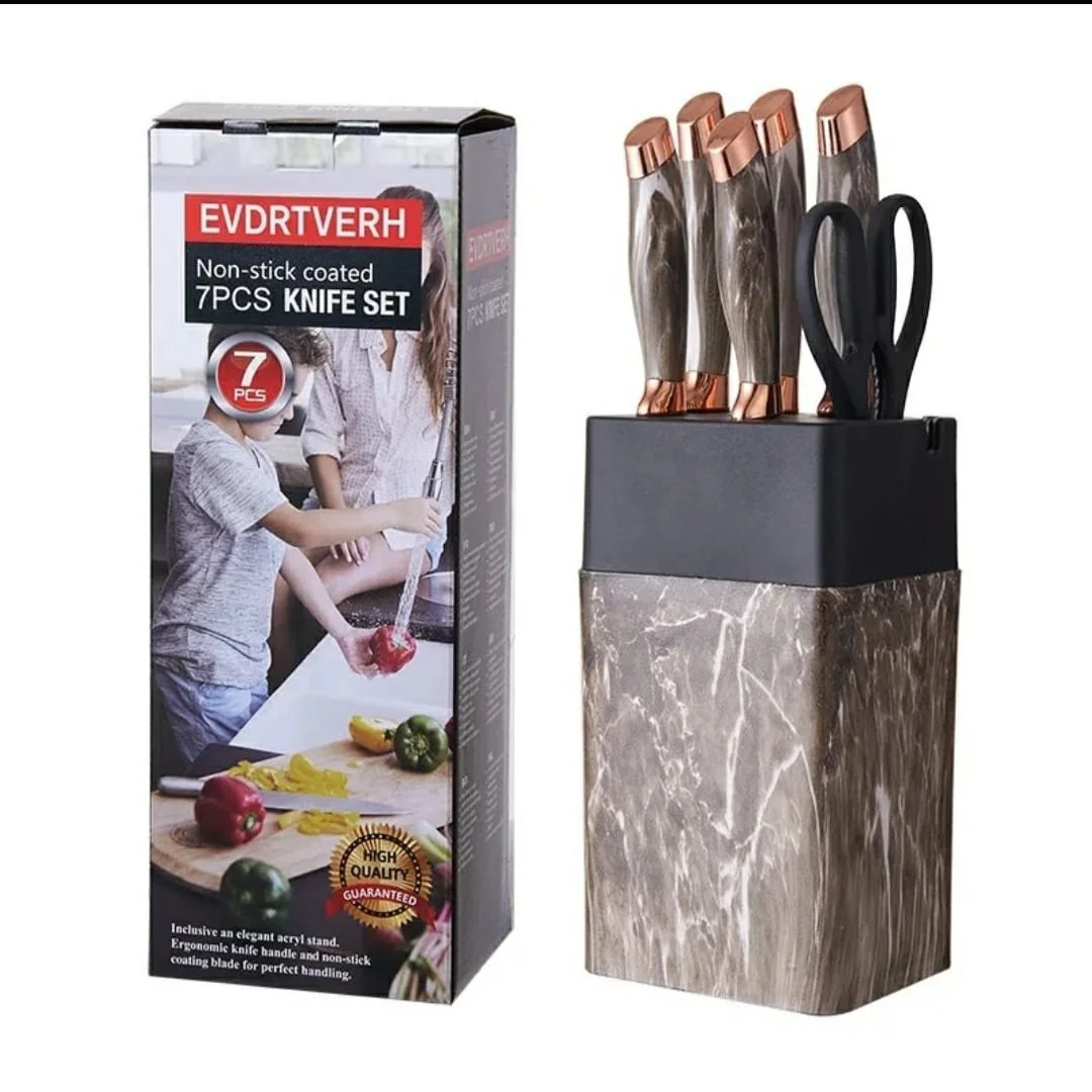 7pcs Kitchen Knife Sets Stainless Steel - Image 2
