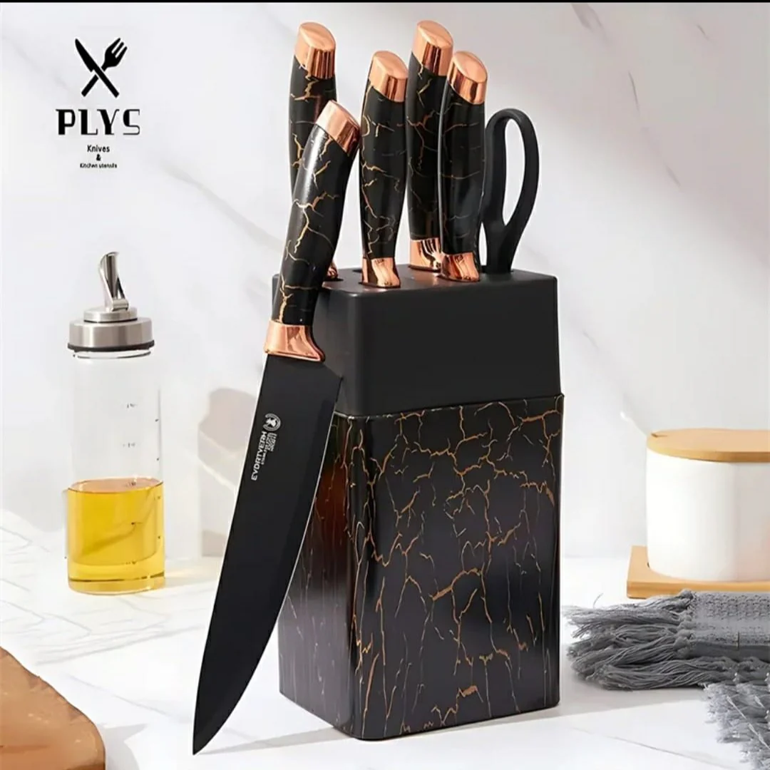 7pcs Kitchen Knife Sets Stainless Steel - Image 3