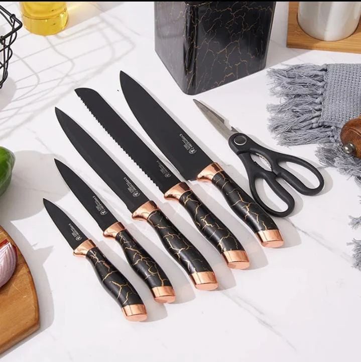 7pcs Kitchen Knife Sets Stainless Steel - Image 4
