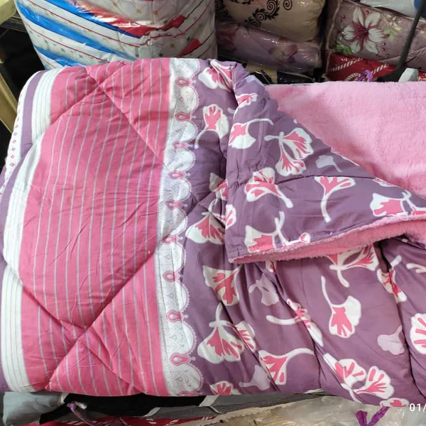 7pcs Woolen Duvet +Curtains Set - Image 7