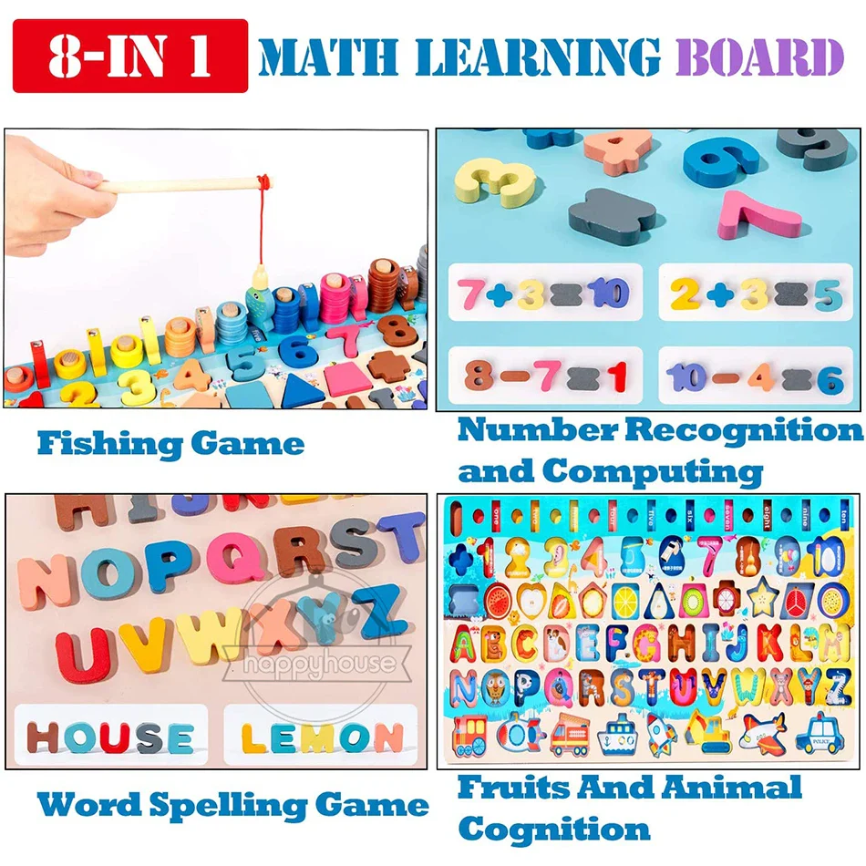 8 in 1 montessori board - Image 2