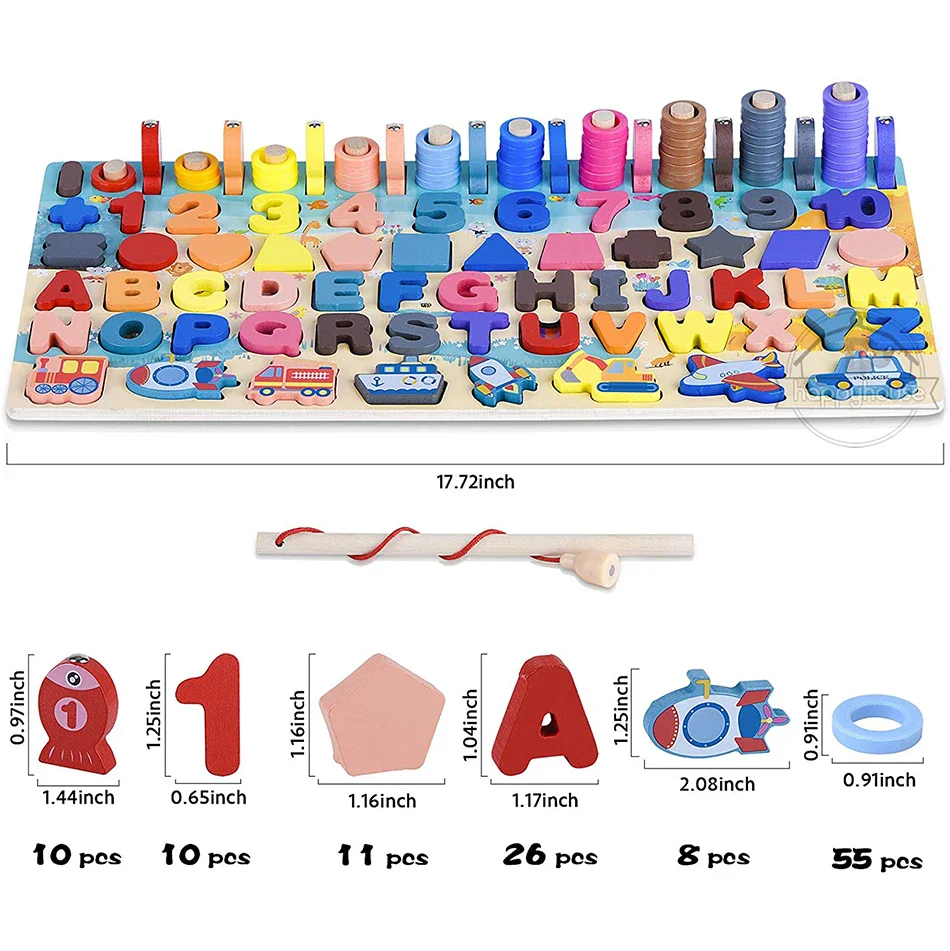 8 in 1 montessori board - Image 3