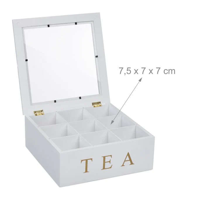 9 grid tea bags organizer box - Image 4