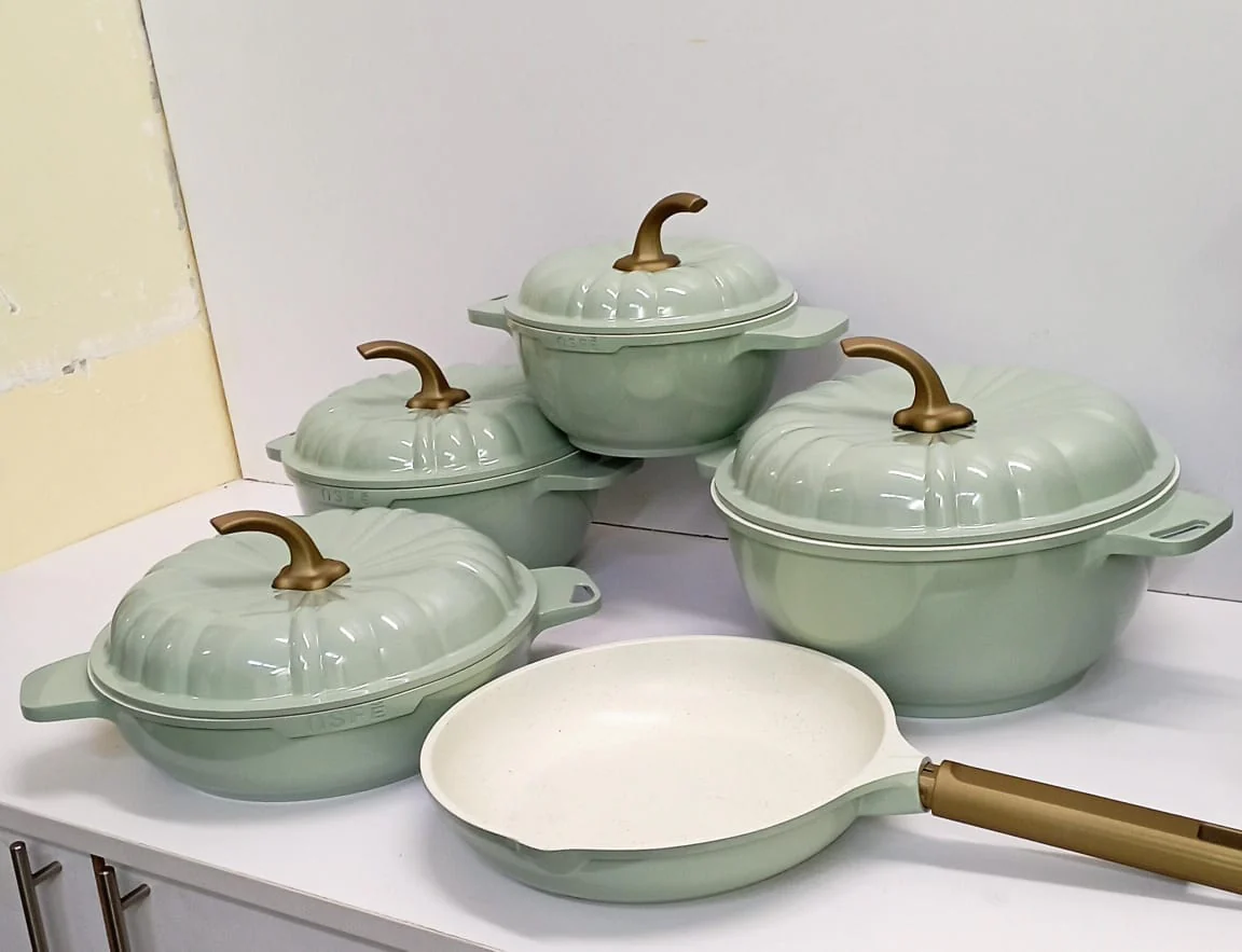 9PCS USFE PUMPKIN Granite cookware set - Image 3