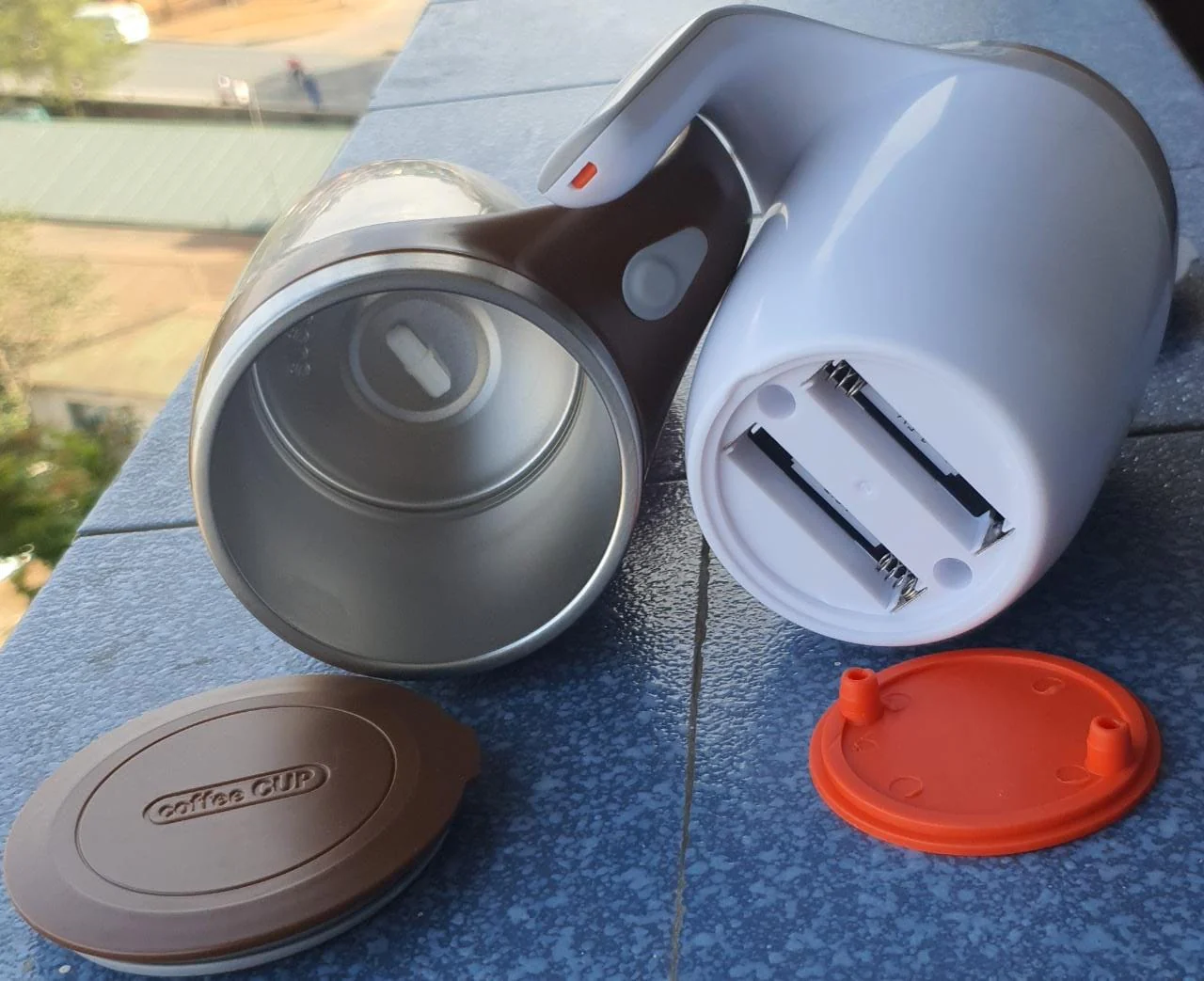 AAA Battery powered 380ml stainless steel Magnetic stirring cup - Image 2