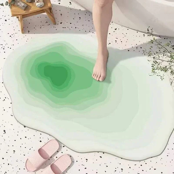 Absorbent Irregular Bathroom Mats - Image 3