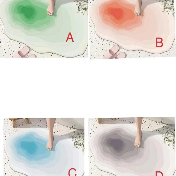 Absorbent Irregular Bathroom Mats - Image 6