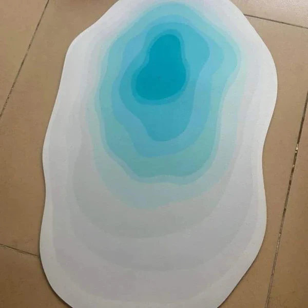 Absorbent Irregular Bathroom Mats - Image 7