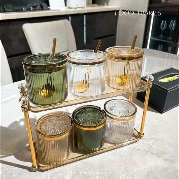 Acrylic Condiment Spice Jars - Image 3