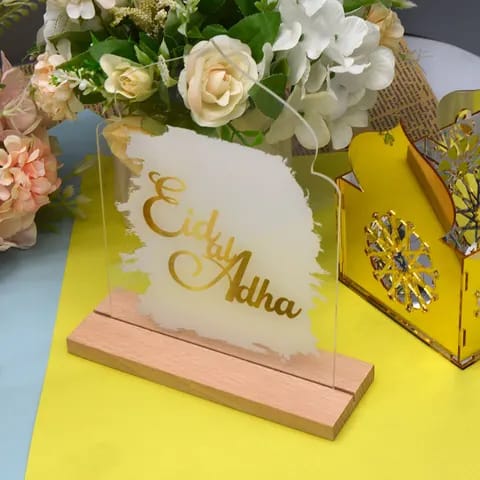 Acrylic  Eid UL Adha Decor/ Eid  Decor - Image 2