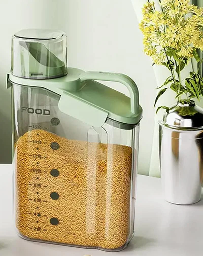 Acrylic Food Storage Container 2500ml Cereal Dispenser & Pantry Organizer - Image 5