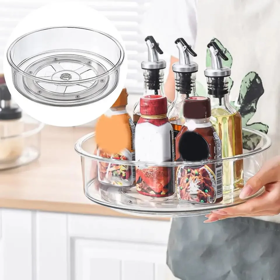 Acrylic multipurpose rotating of organizer/turntable. - Image 2