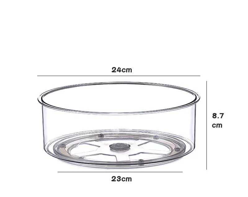 Acrylic multipurpose rotating of organizer/turntable. - Image 4