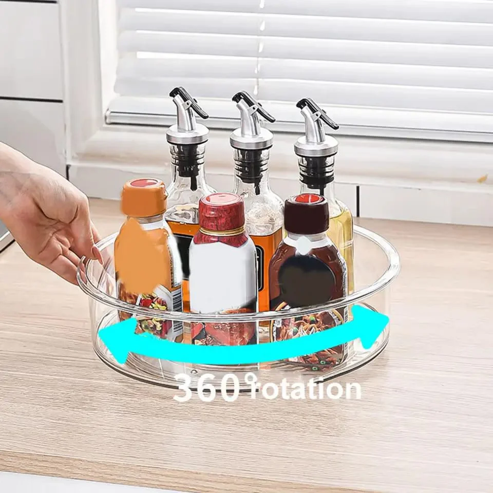 Acrylic multipurpose rotating of organizer/turntable. - Image 5