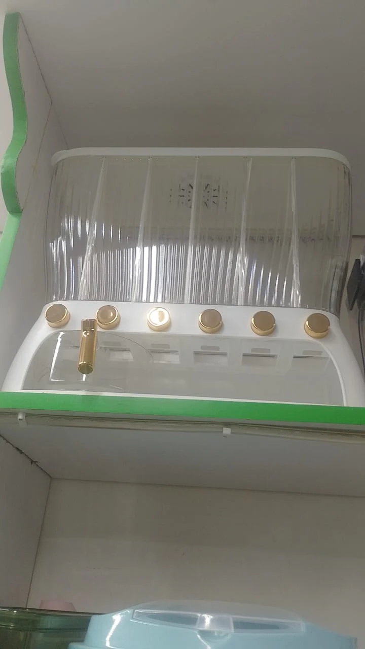 Acrylic Partitioned Rice Cereal Dispenser - Image 5
