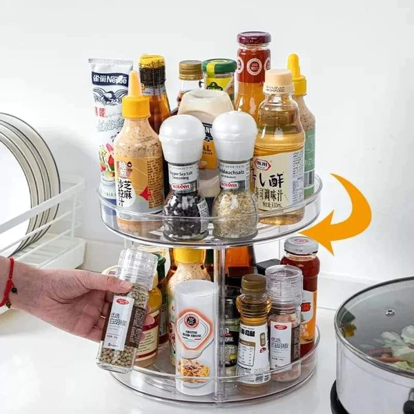 Acrylic Rotating Spice rack - Image 3
