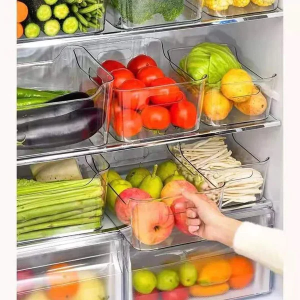 Acrylic wide base fridge organizers - Image 3