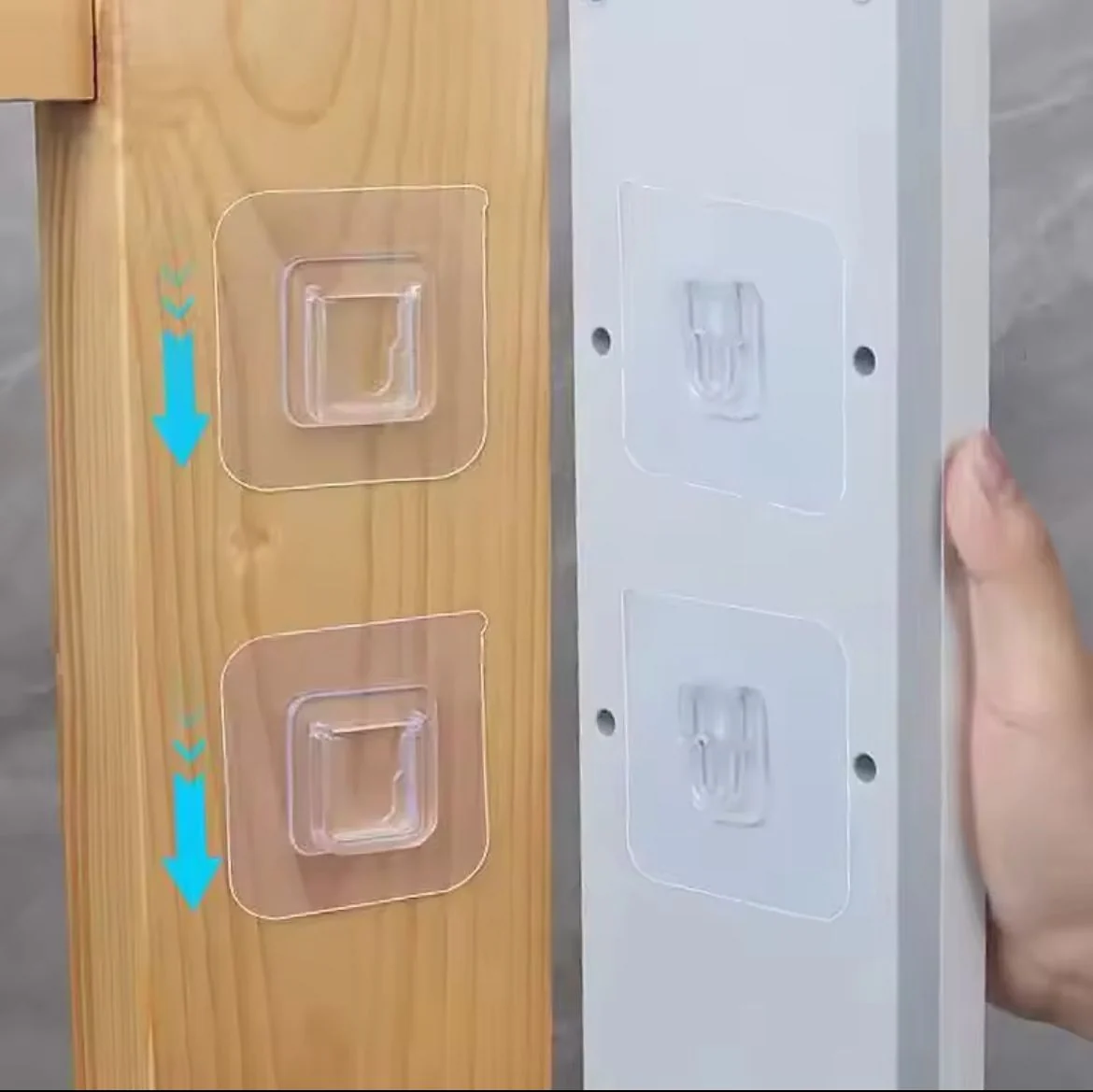 Adhesive double sided mounting hooks - Image 3